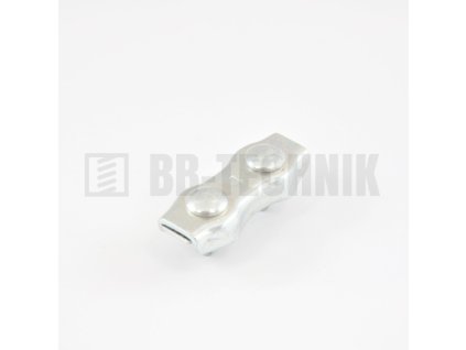 Lanová svorka DUPLEX 2mm ZN
