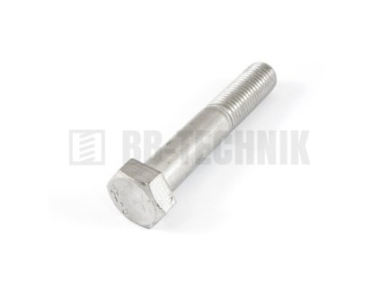DIN 931 M 8x50 A2 nerezová skrutka so 6-hrannou hlavou s čiastočným závitom