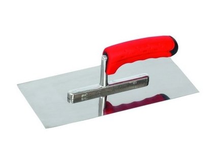Hladítko nerezové rovné 280x130mm gumená rúčka