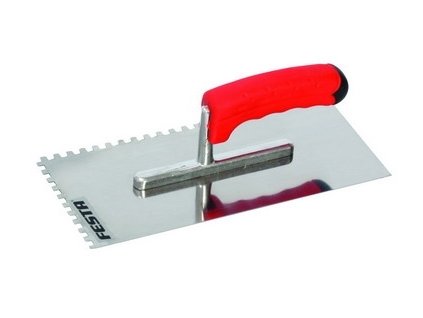 Hladítko nerezové zubové e8 280x130mm