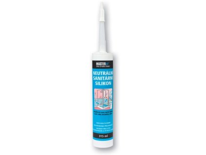 Silikón sanitárny 315ml transparent Mastersil