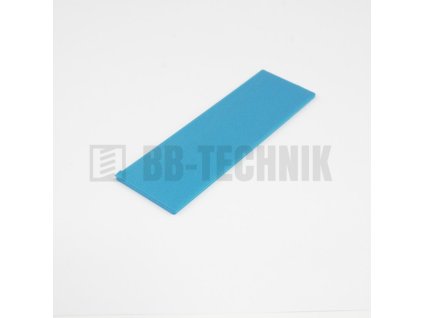 Podložka dištančná 2 mm modrá