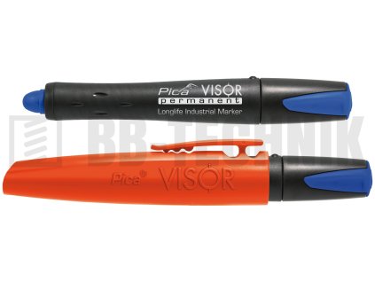 PICA Visor priemyselný voskový značkovač, modrý