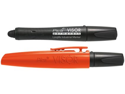 PICA Visor priemyselný voskový značkovač, čierny