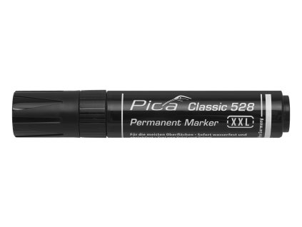 PICA Značkovač čierny hrubý plochý