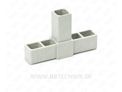 Spojka T kus plastový 20x20mm