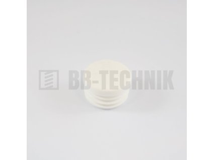 Krytka kruhová 32 mm biela
