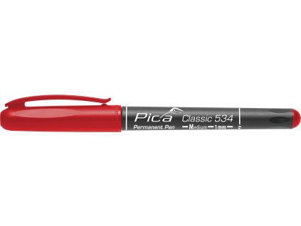 534 40 Permanent Pen Medium Red closed print