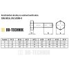 DIN 6914 10.9 TZN skrutka so 6-hrannou hlavou s čiastočným závitom