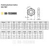 DIN 7967 M 16 ZN zaisťovacia plechová matica
