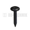 Samorezná skrutka do plechu s plochou hlavou