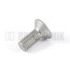 DIN 7991 M 12x60 A2 nerezová skrutka imbusová so zapustenou hlavou