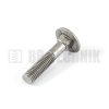 DIN 603 M 10x30 A2 nerezová vratová skrutka