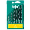 Vrtáky do dreva SADA 8-dielna 3-10 mm HELLER