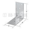 Uholník 100x100x40x2 mm pásovina