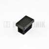 Krytka obdĺžniková 50x20 mm čierna do profilu