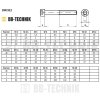 DIN 912 M 10x60 12.9 skrutka imbusová s valcovou hlavou
