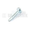 DIN 7504N-4 4,8x19 ZN samovrtná TEXA skrutka do plechu s polguľatou hlavou na 4-hran