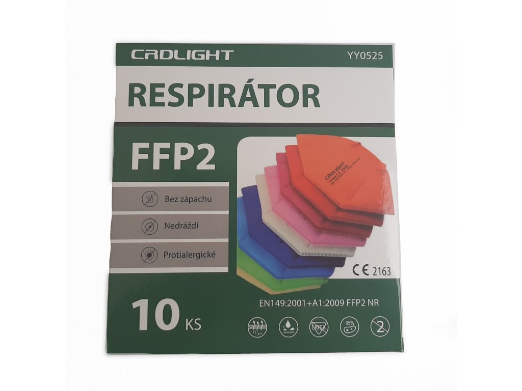 Respirátor FFP2 color mix (bal.10ks)