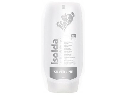 2126 isolda silver line hair and body shampoo 500ml