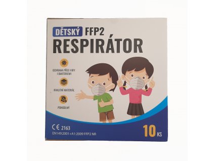 Respirátor FFP2 dětské color (bal.10ks)