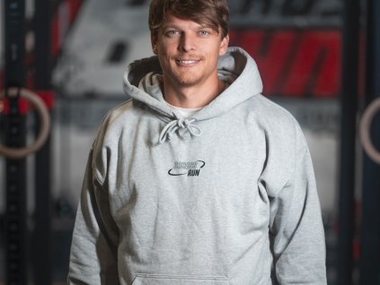 bcross run - mikina šedá