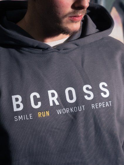 Bcross run - mikina 2.1 - tmavě šedá