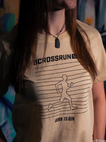 Bcross RUN triko běžec - dámské - hnědé