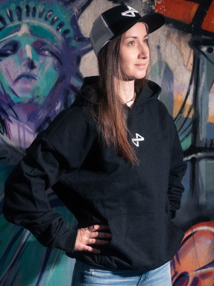 Bcross run - mikina 3.0 - černá - UNISEX