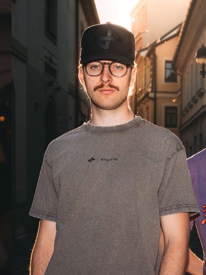 Tričko ATHLETE - Tmavě šedá