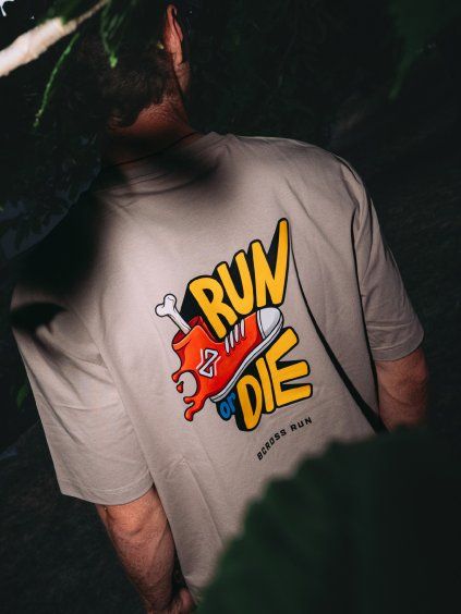 Tričko RUN or DIE - pánská