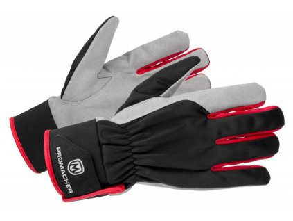 RUKAVICE kombinované, CARPOS VELCRO GLOVES GREY/RED