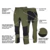 0726130065 BNN FOBOS Trousers greenblack detail
