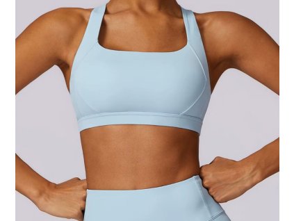 Sportovní podprsenka be-AM FIT - světle modrá