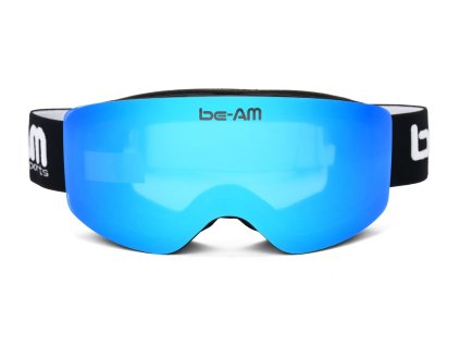 Lyžařské brýle SKI a SNB JUNIOR - černá/modré sklo