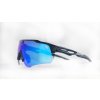 Sportovní sluneční brýle SPORT černý rámeček/modré sklo