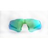 Sportovní sluneční brýle SPORT bílý rámeček/zelené sklo