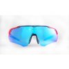 Sportovní sluneční brýle SPORT červený rámeček/modré sklo
