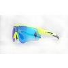 Sportovní sluneční brýle SPORT neon rámeček/modré sklo
