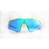Sportovní sluneční brýle SPORT neon rámeček/modré sklo
