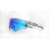 Sportovní sluneční brýle SPORT čirý šedý rámeček/modré sklo
