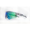 Sportovní sluneční brýle SPORT čirý šedý rámeček/zelené sklo
