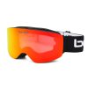 Lyžařské brýle SKI a SNB JUNIOR - černá/červené sklo