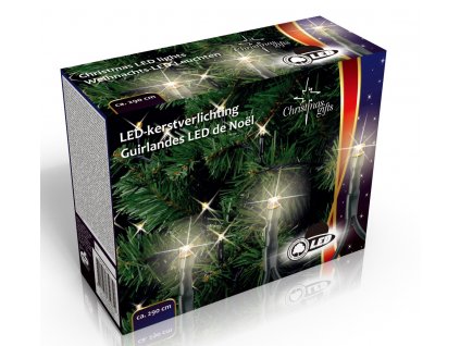 Vánoční venkovní světelný řetěz 80x LED dioda teplá bílá, 230V, délka 11.4 m