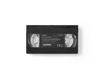 Nedis CLTP100BK čisticí VHS kazeta pro videorekordéry, kapalina 20 ml