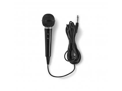 Nedis MPWD01BK mikrofon -75 dB +/- 3 dB, 80 Hz – 12 kHz, kabel 5 m