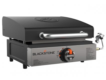 Stolní plynový gril Blackstone 17" Griddle s nerezovým panelem a víkem