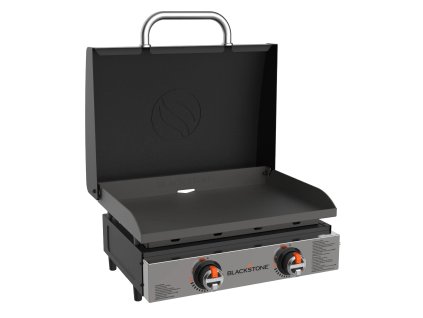 Stolní plynový gril Blackstone 22" Griddle s nerezovým panelem a víkem