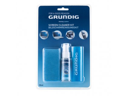 Grundig 33996 čisticí set na obrazovky (gel 20ml, utěrka z mikrovlákna 20x20cm a štěteček na nečistoty)