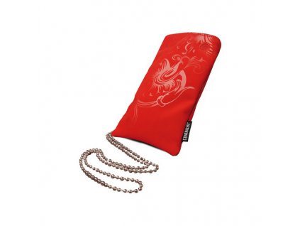 Coverized DECO velká brašna na MP3 / MP4 / PDA / mobilní telefon, červená